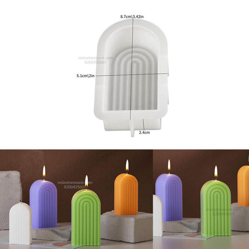 Small Arch Candle Mold